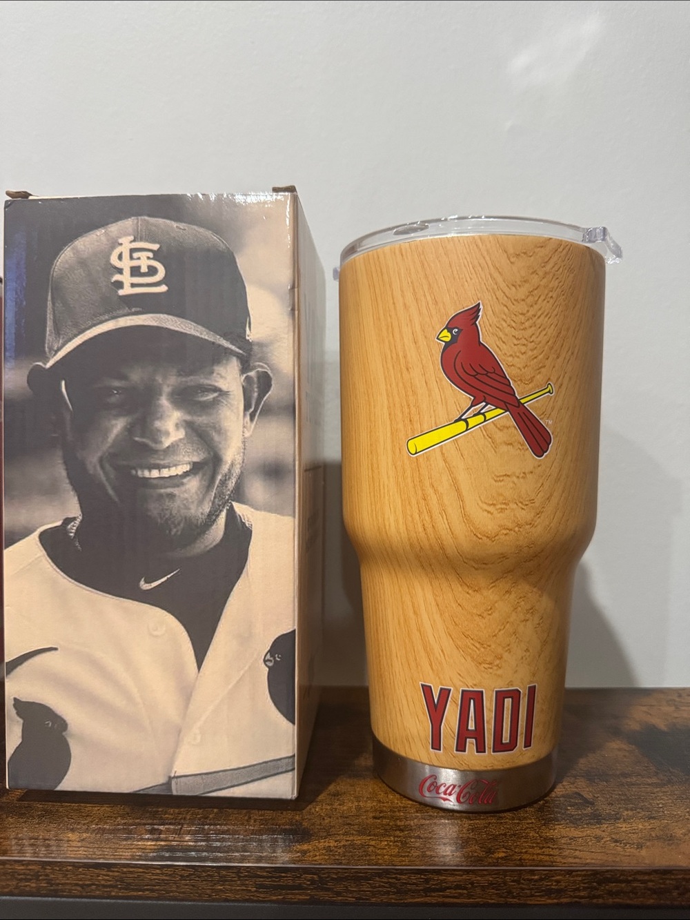 St Louis Cardinals Yadier Molina Yadi 30 oz Tumbler Cup New in Box
